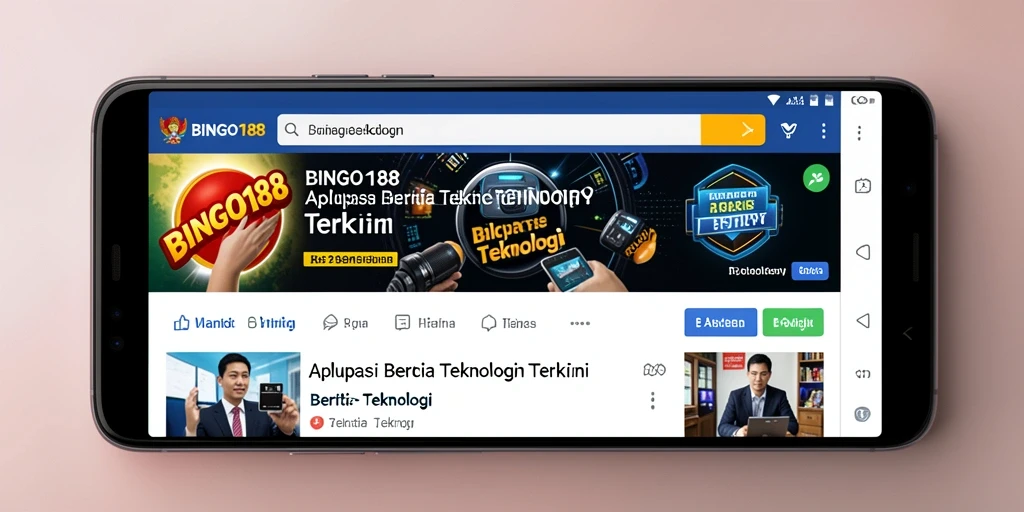 Antarmuka aplikasi BINGO188 yang informatif dan menarik.