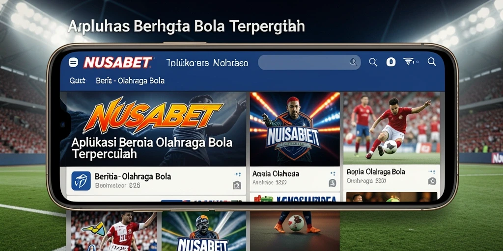 Tampilan antarmuka utama NUSABET yang informatif dan menarik.